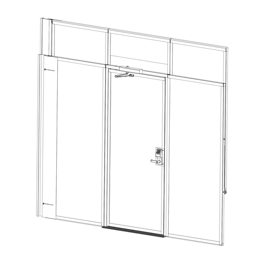 8 ft Corridor kit, plan render