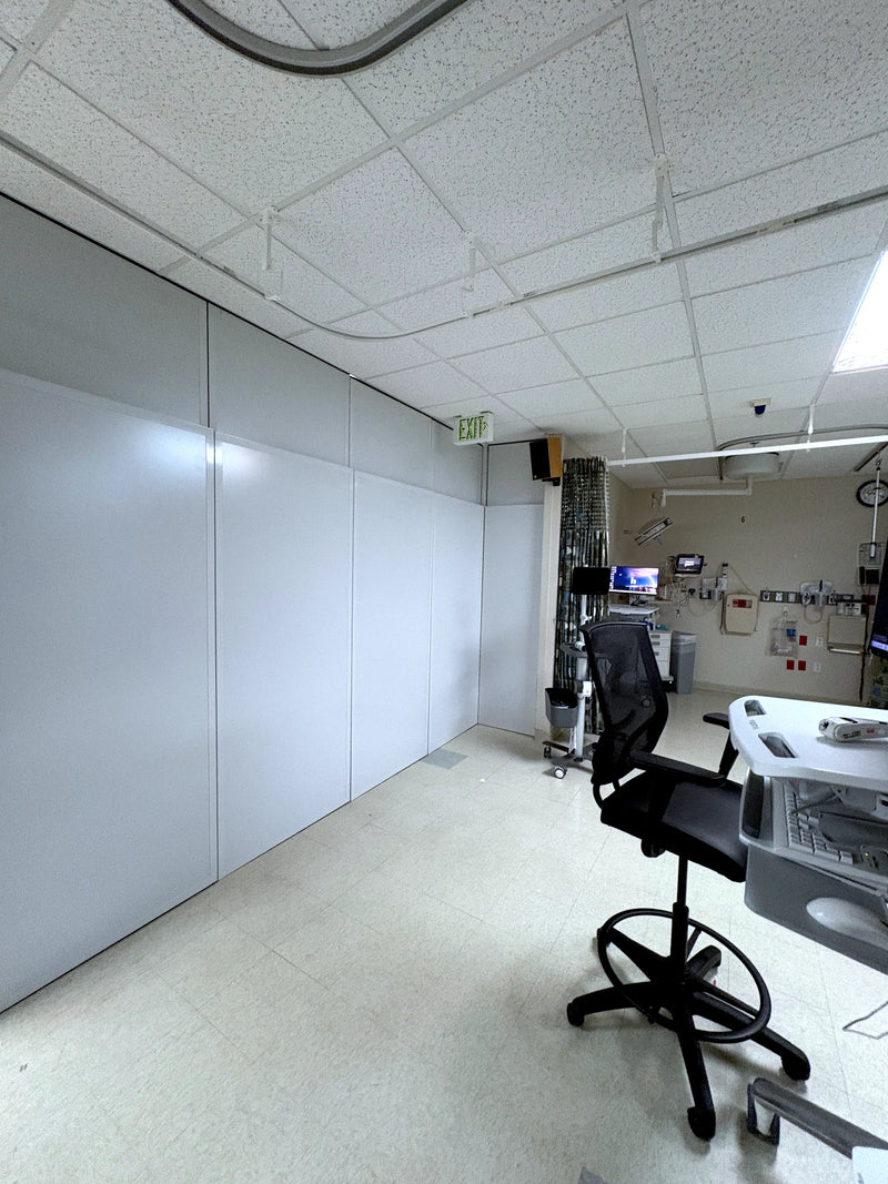 Wall adapter for temporary wall system that allows mounting to irregular walls